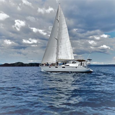 a large ship in a body of water