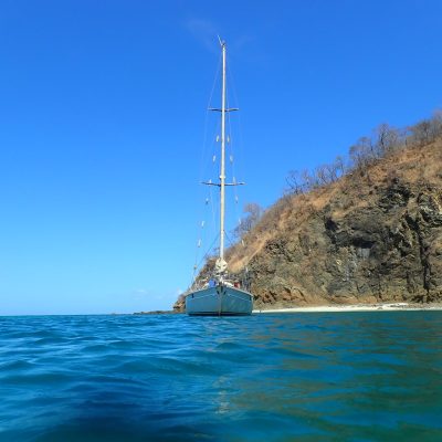 a ship in a body of water