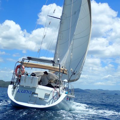 a large ship in a body of water